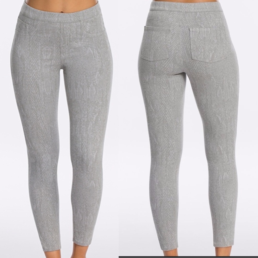 Spanx Python Jean Leggings
